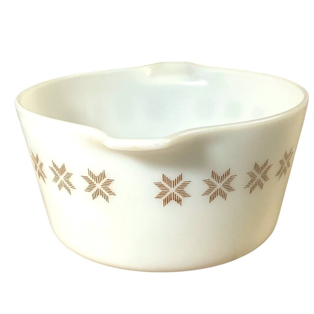 Pyrex 473-1 Qt Vintage Pyrex Town & Country Casserole Dish, Brown Motif - Picture 6 of 14